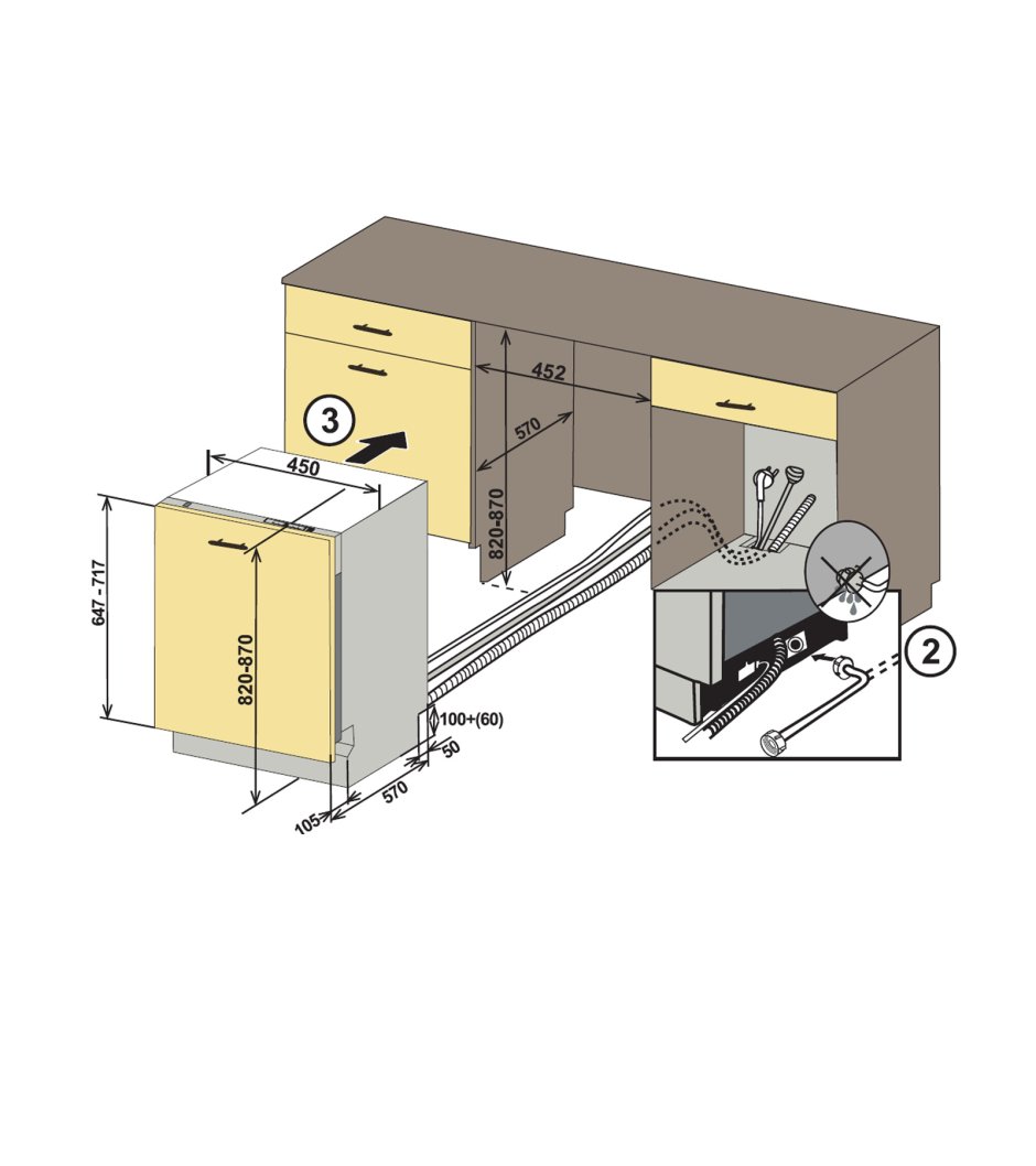 Посудомоечная машина Jacky's JD sb3201