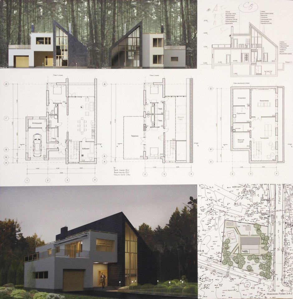 Индивидуальный жилой дом СФУ