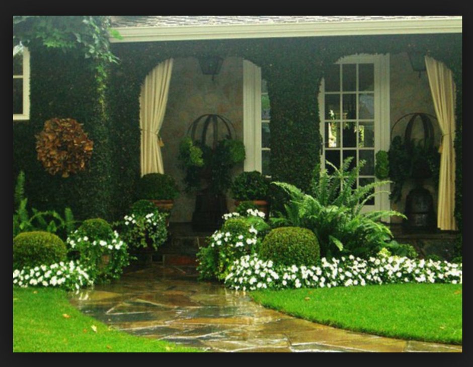 Зеленая комната в саду готовые схемы и фото