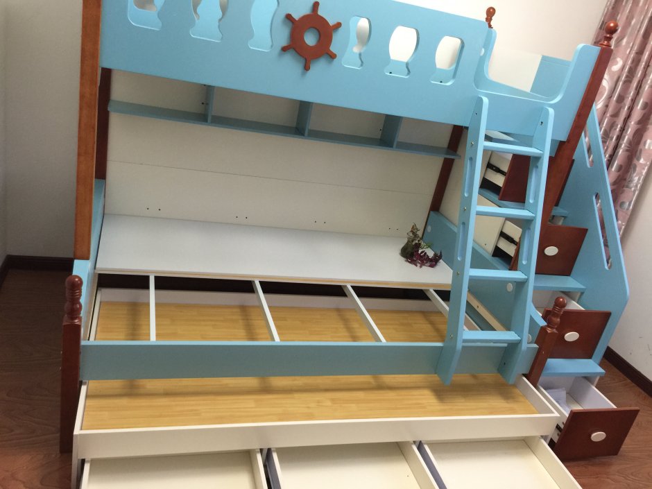 Двухъярусная спортивная кровать Babygrai Капитан