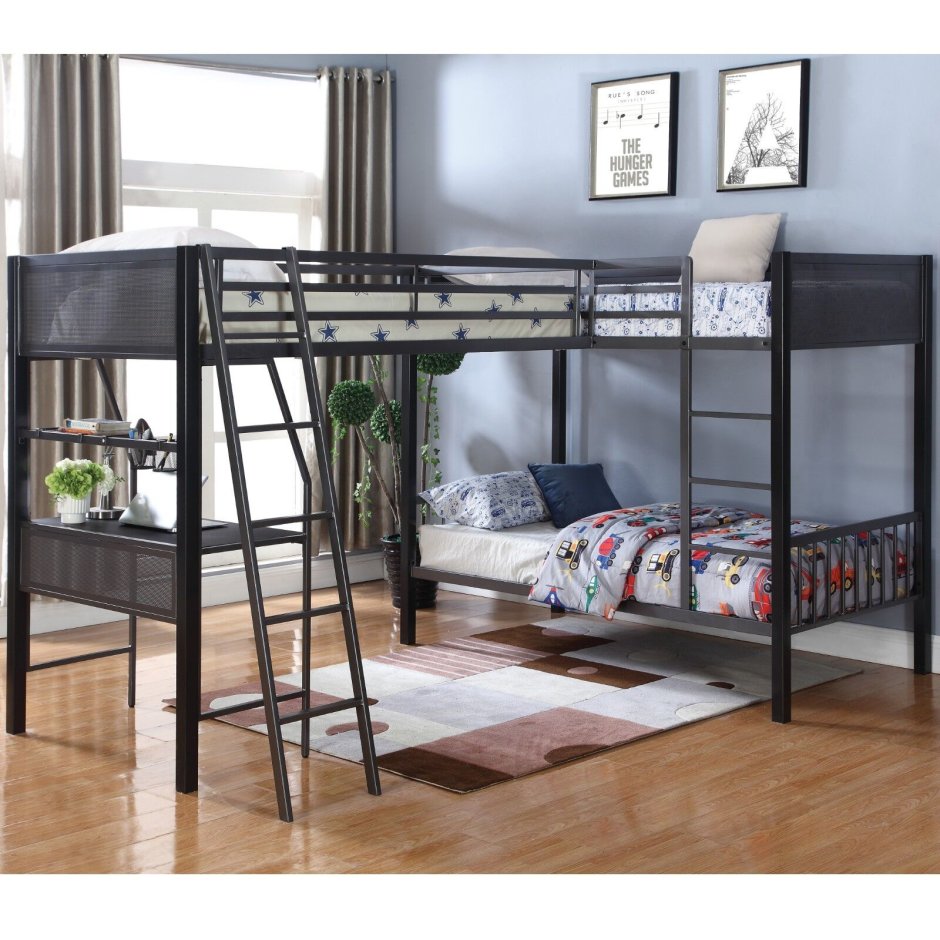 Двухъярусная кровать для детей 180х80