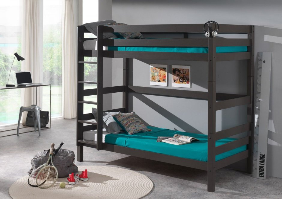 Двухъярусная походная кровать складная