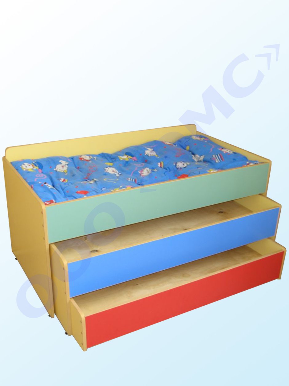 Кровать 3-х Яр. Выкатная 1462х634х750 сенатор