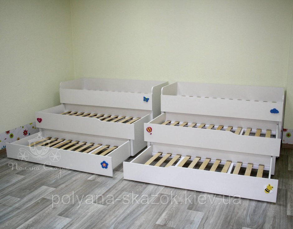 Кровать 3 ярусная с крышкой