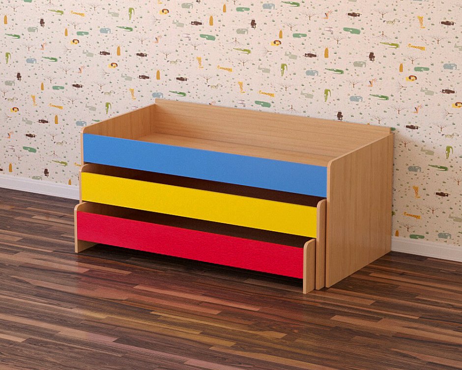 Выкатные кровати для детского сада