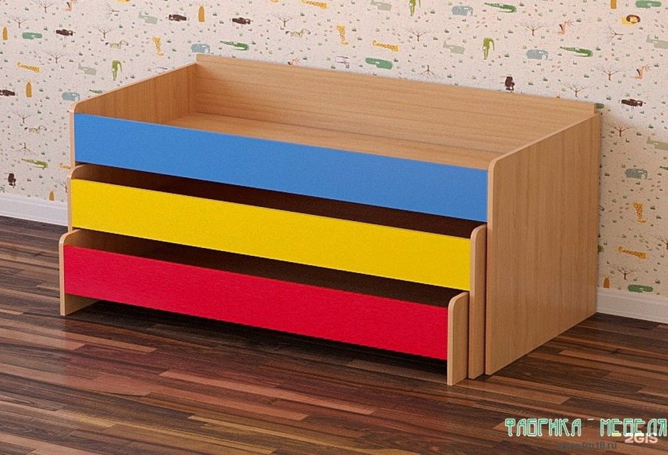 Кровать детская выдвижная