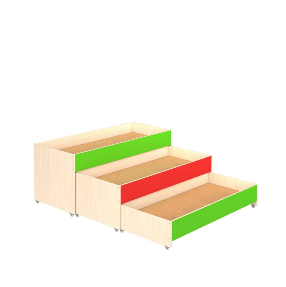 Трехъярусная кровать с диваном