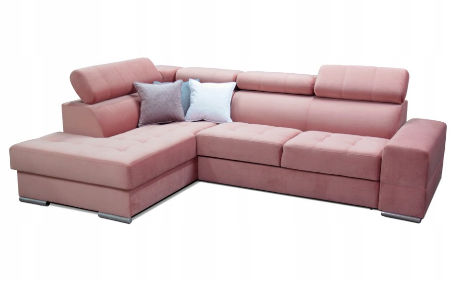 Угловой диван с подголовниками