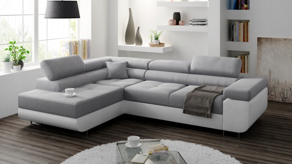 Диван с подголовником трансформером