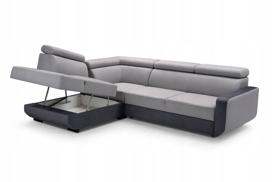 Угловой диван с регулируемыми подголовниками