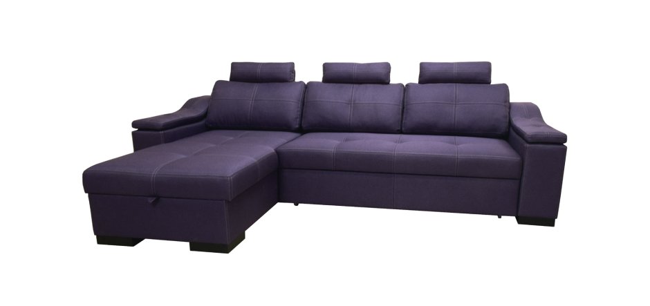 Угловой диван с регулируемыми подголовниками