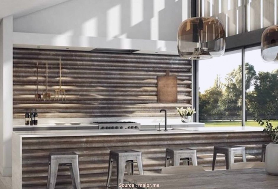 Профлист в интерьере