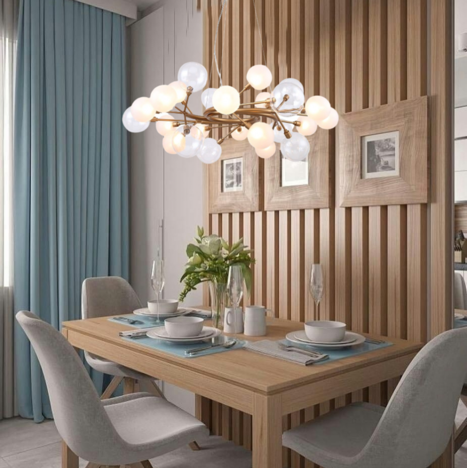 Деревянные рейки в интерьере