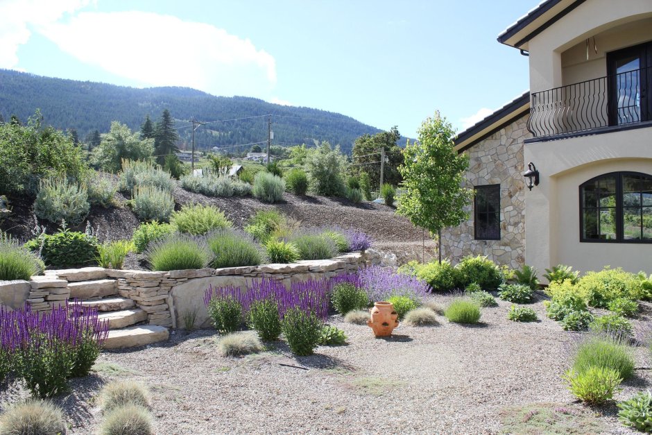 Прованский стиль Каскад ландшафт