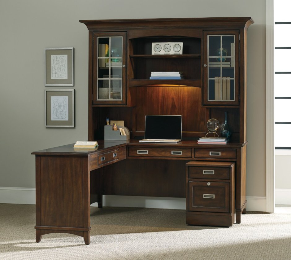 Угловой стол для кабинета домашнего