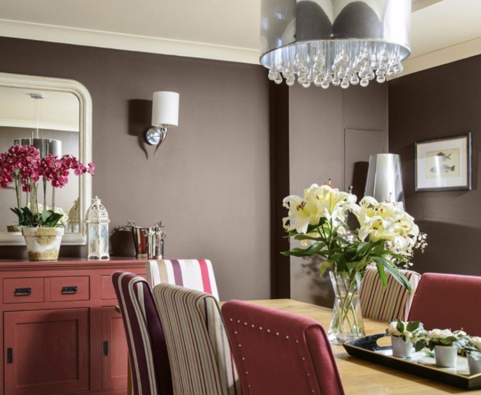 Ягодный цвет в интерьере