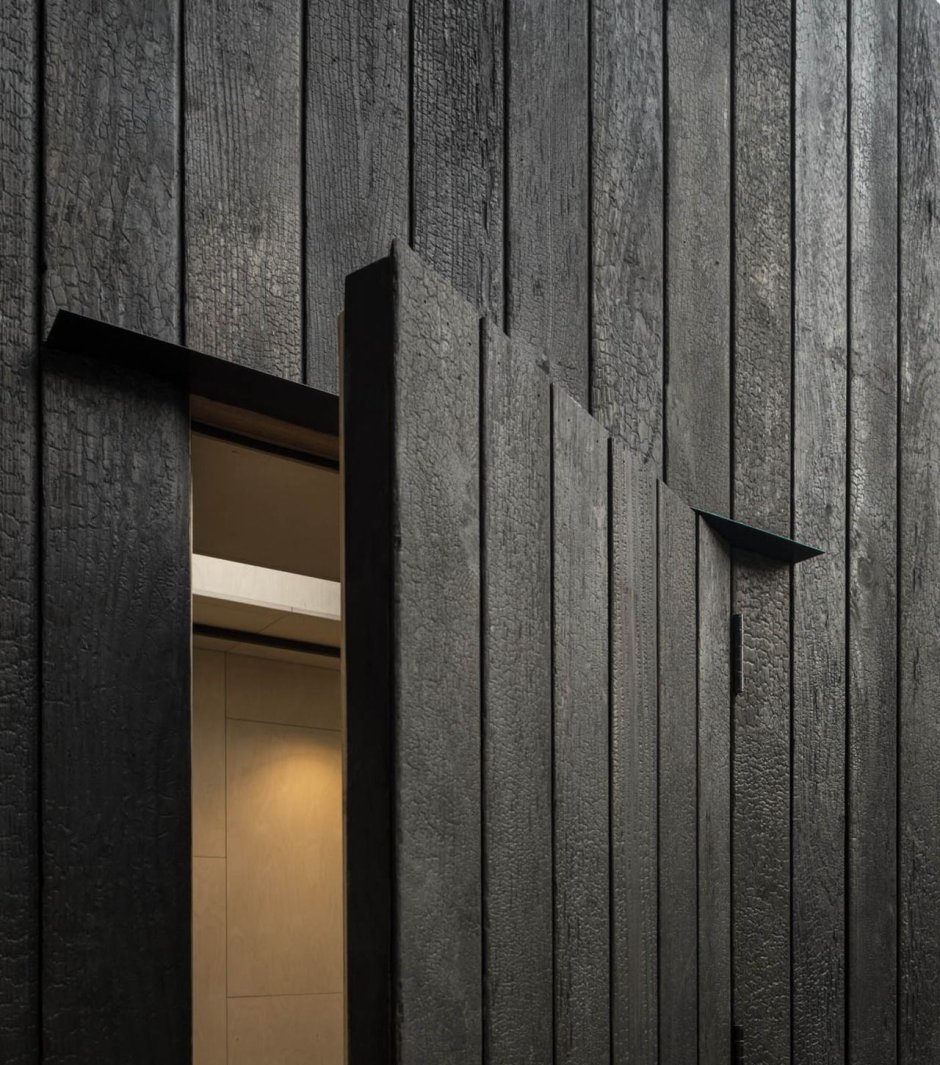 Shou Sugi ban фасад