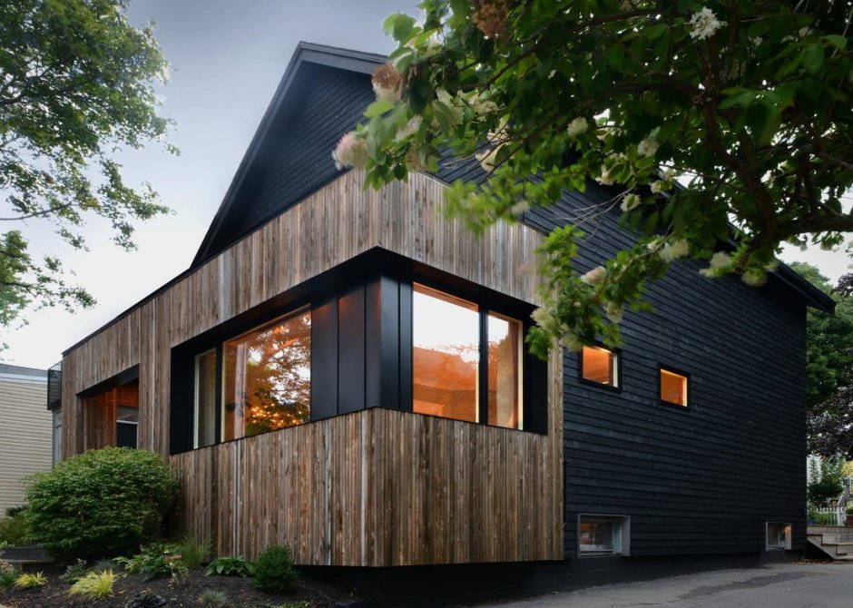 Деревянный фасад