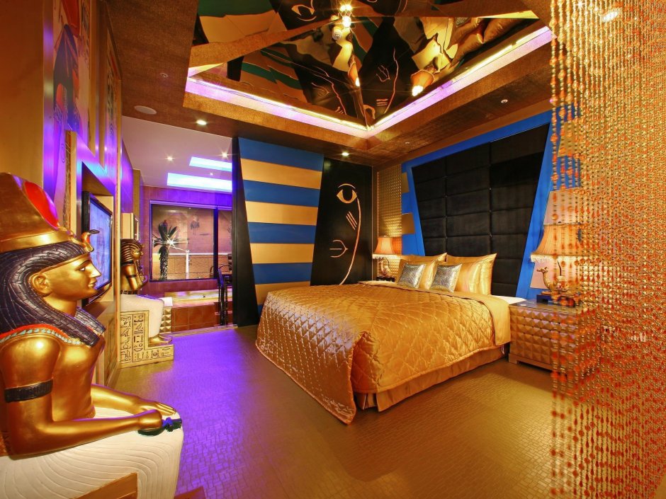 Гостиная в египетском стиле