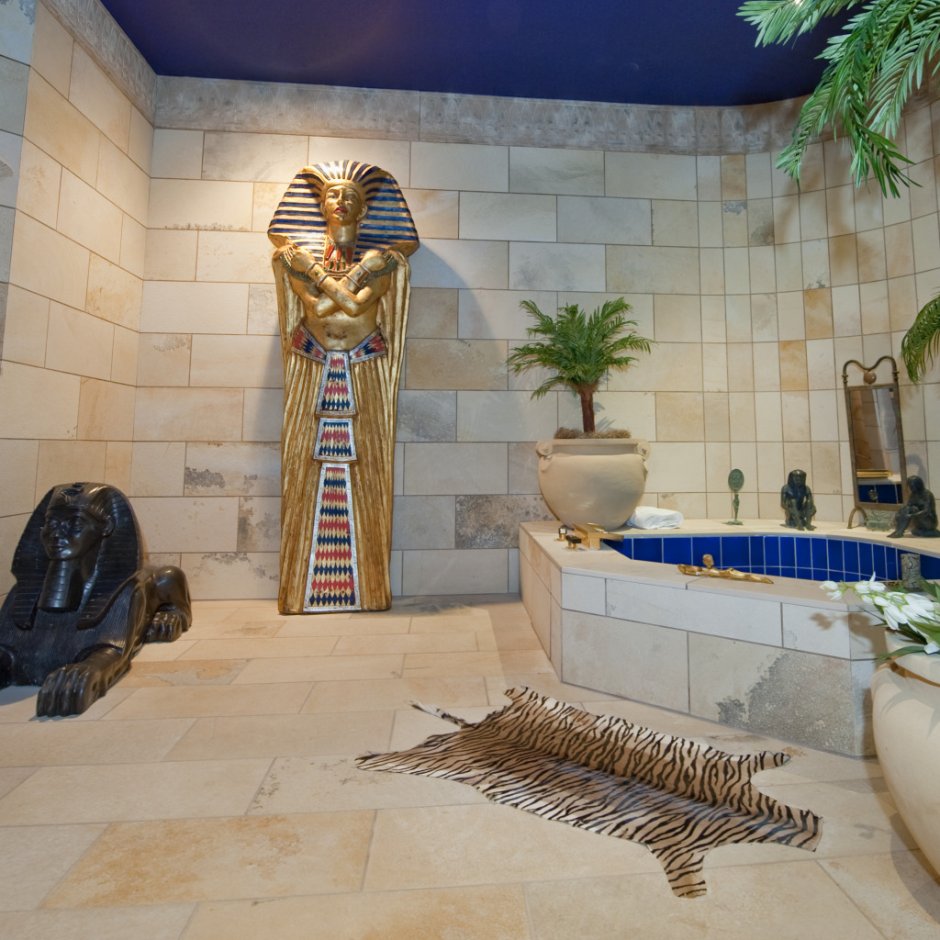Интерьер дворца фараона Египта