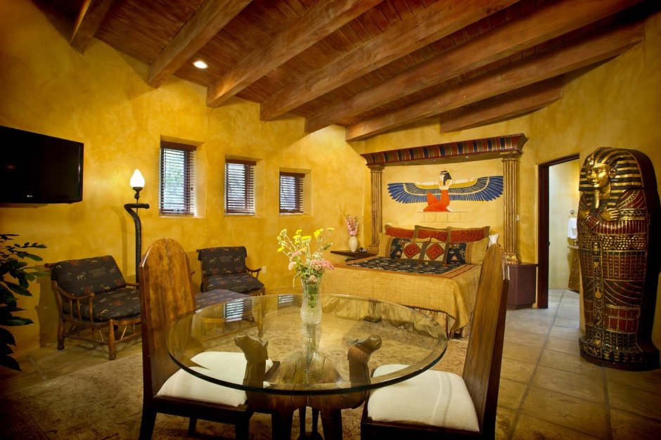 Древнеегипетский стиль в интерьере