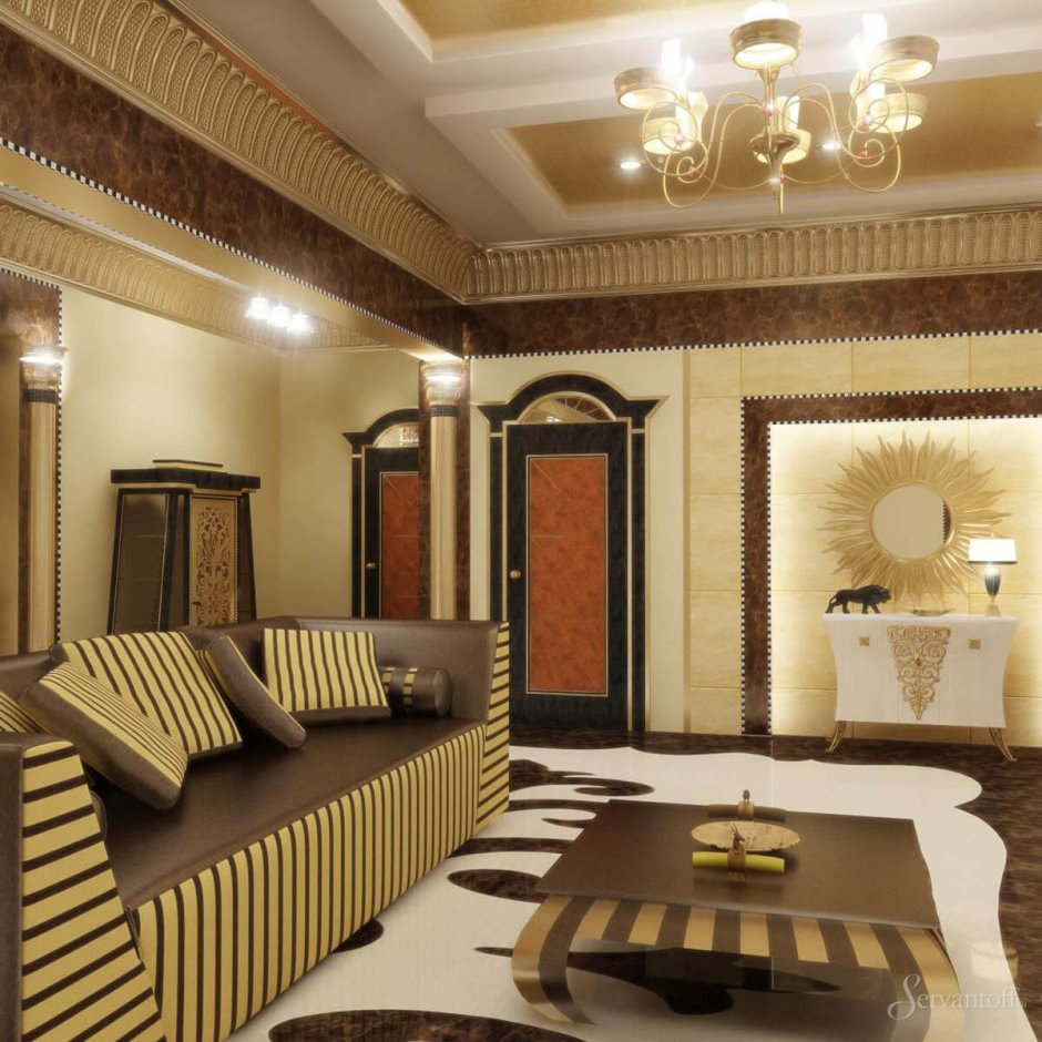 Египетский стиль в интерьере