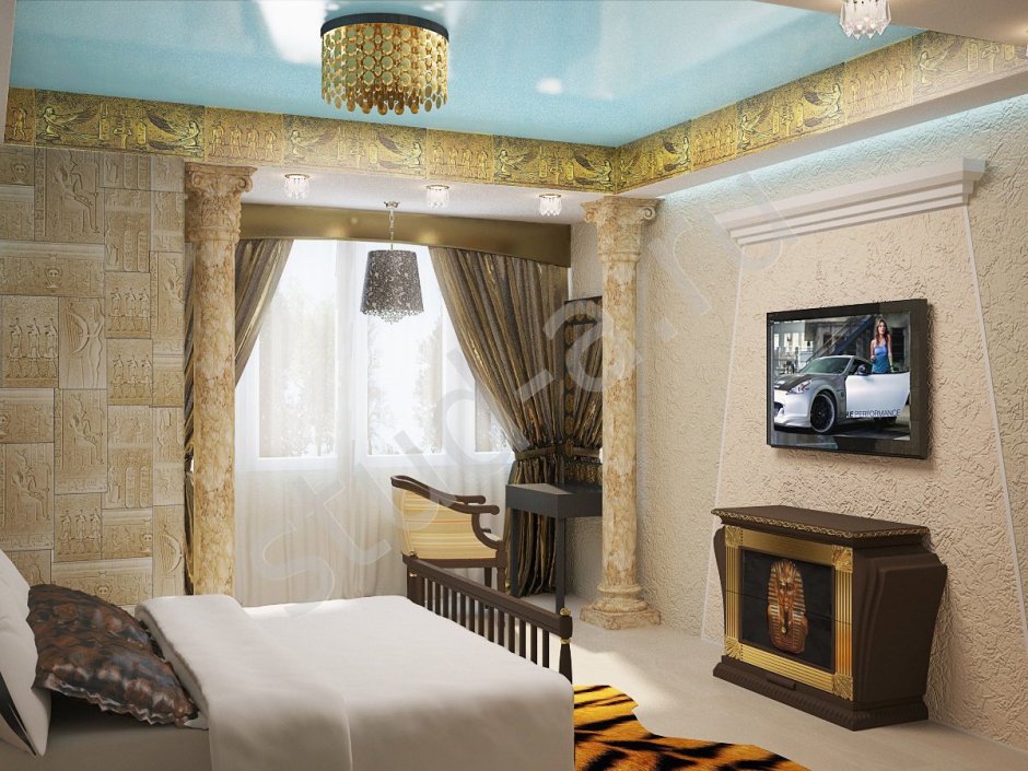 Интерьер дворца фараона Египта