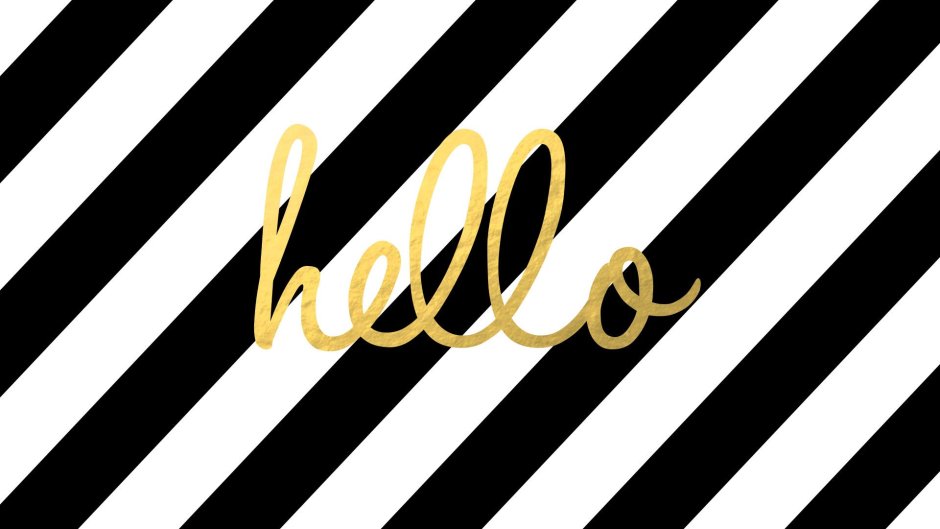 Надпись на полосатом фоне