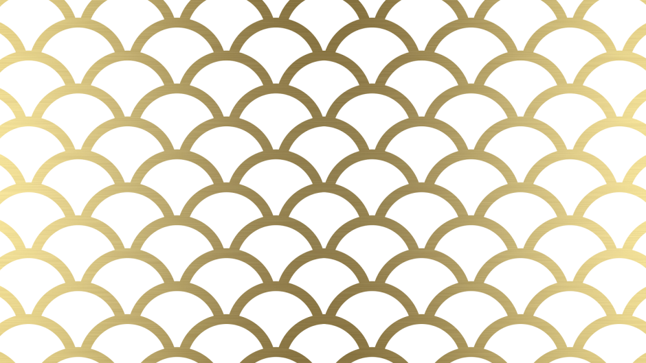 Золотой геометрический орнамент