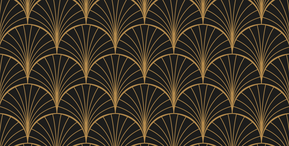 Ар деко Великий Гэтсби орнамент