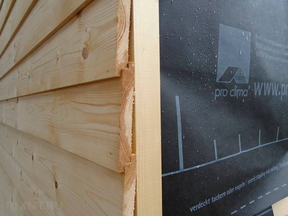 Обшивка стен доской внахлест