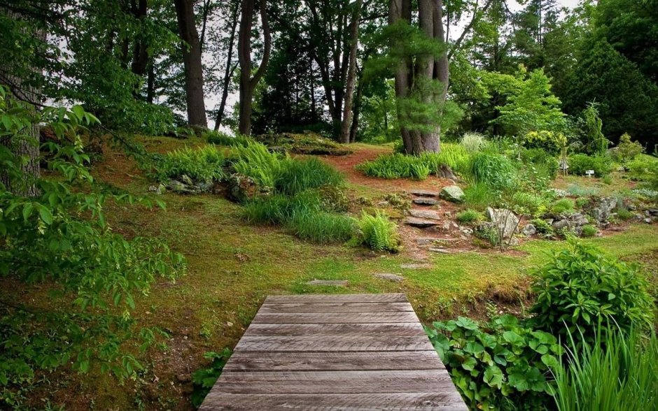 Ландшафт в стиле русская усадьба