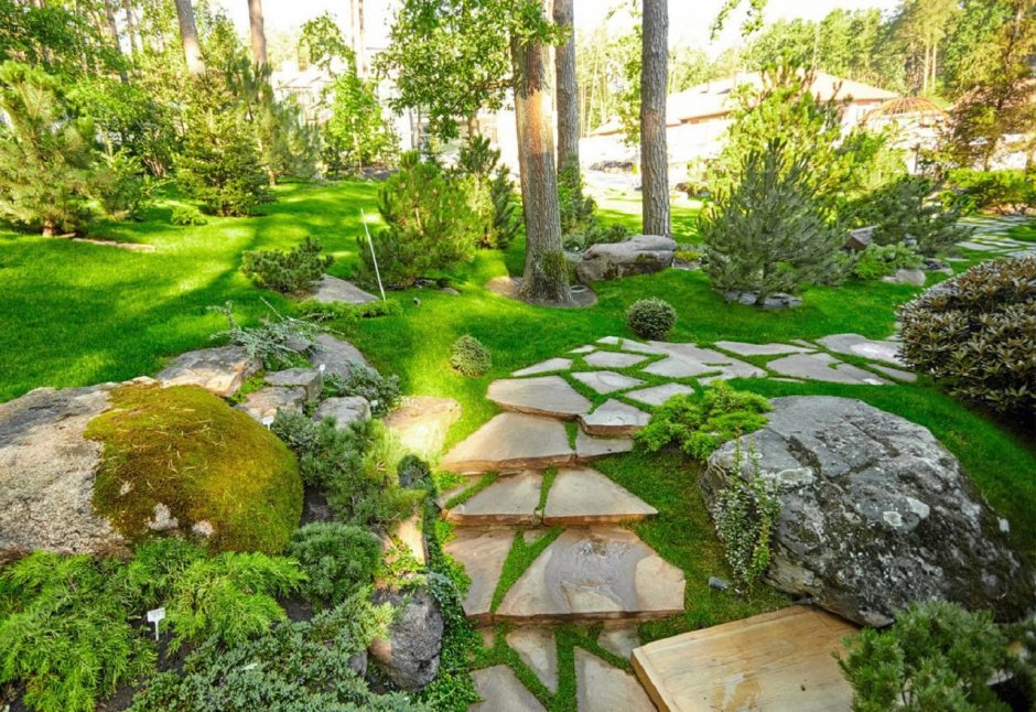 Сад в Лесном стиле Торстен