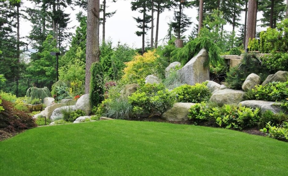 Чайная беседка в японском саду