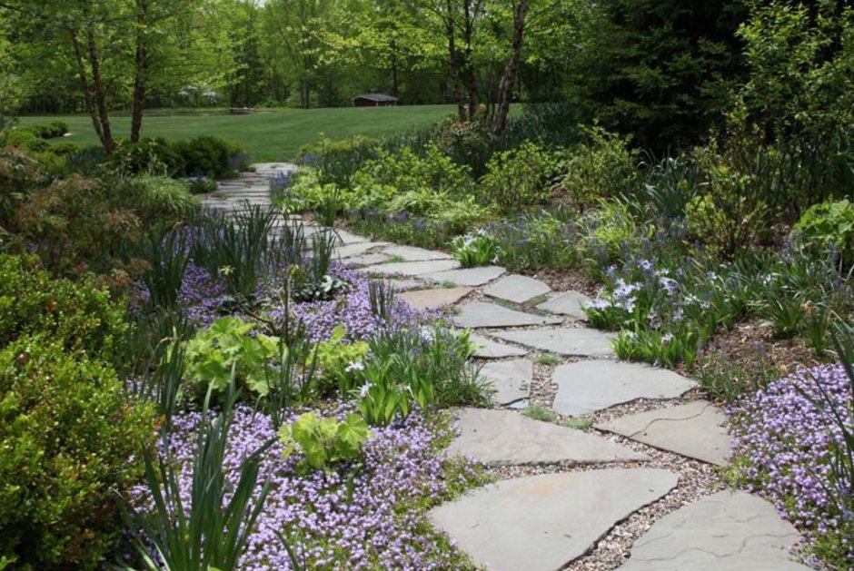 Русский усадебный стиль пейзажный сад