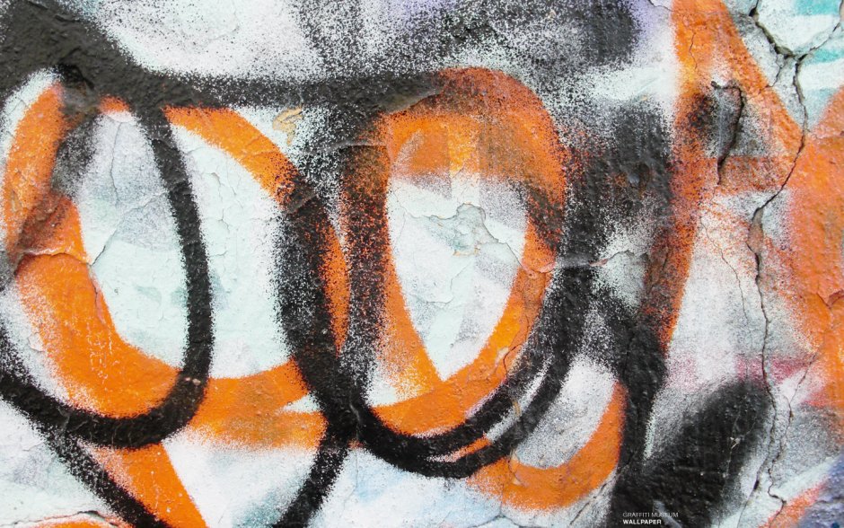 Обои с оранжевыми элементами