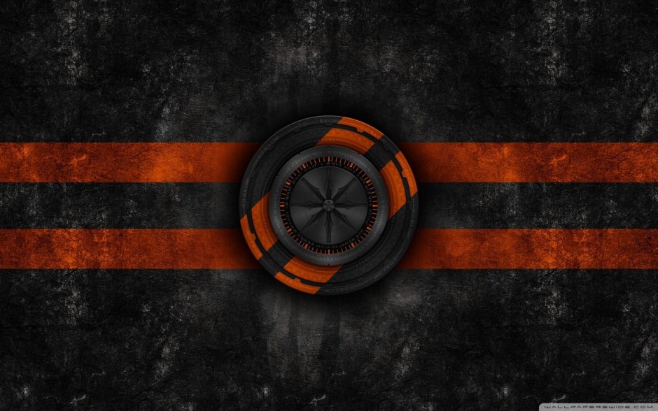 Черно оранжевый