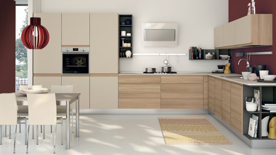 Кухни бежевого цвета