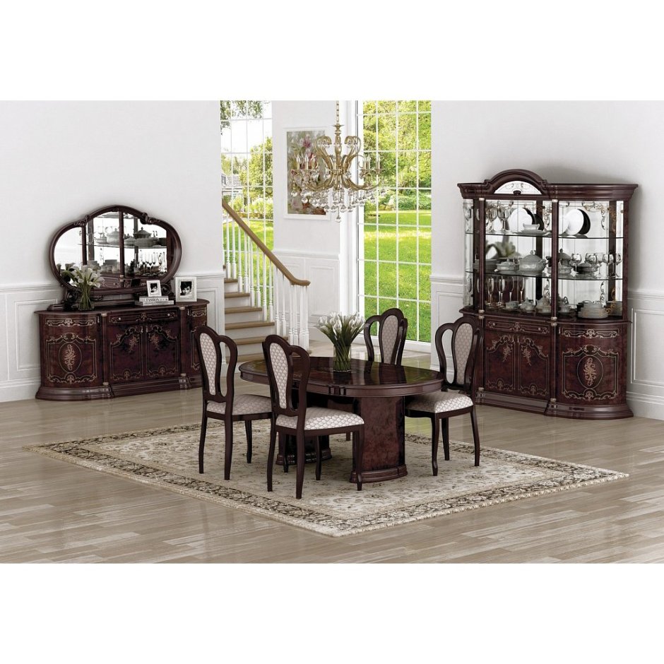 Спальня роза диа мебель орех