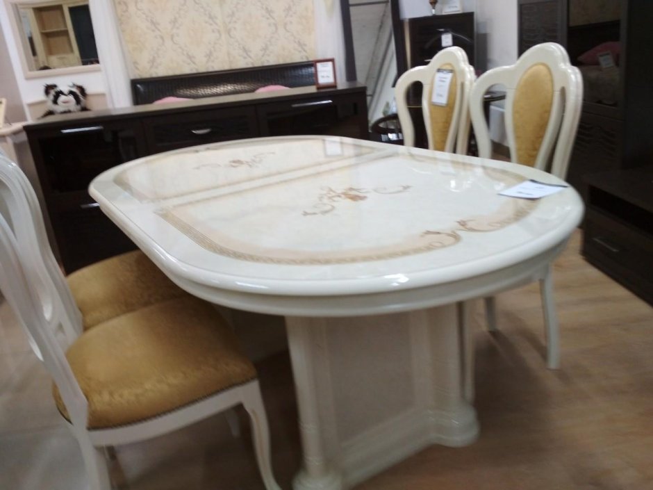 Интердизайн гостиная роза белая/золото