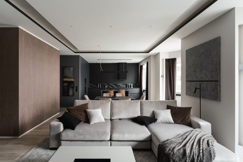 Сдержанный интерьер квартиры