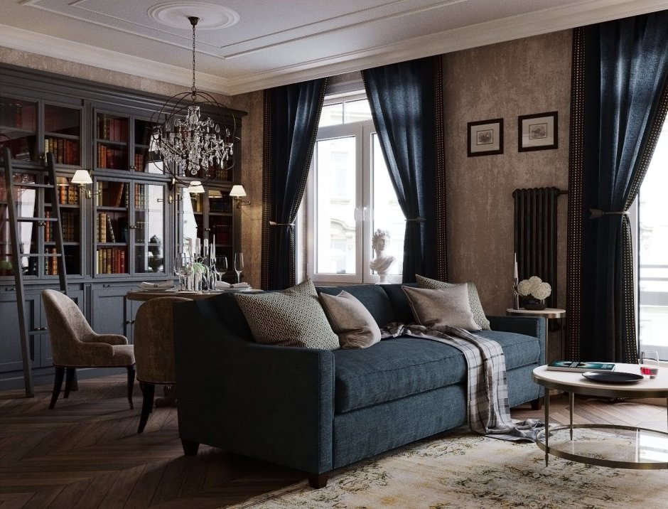 Интерьер впетебургском стиле