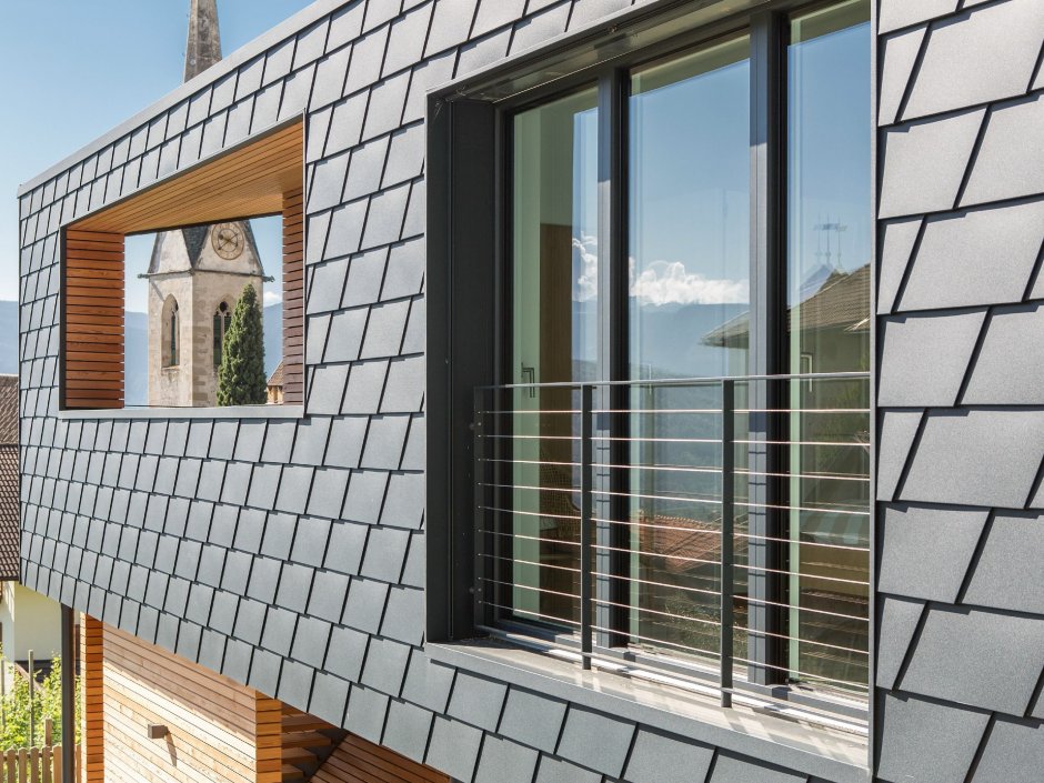 Фасад металл фальц