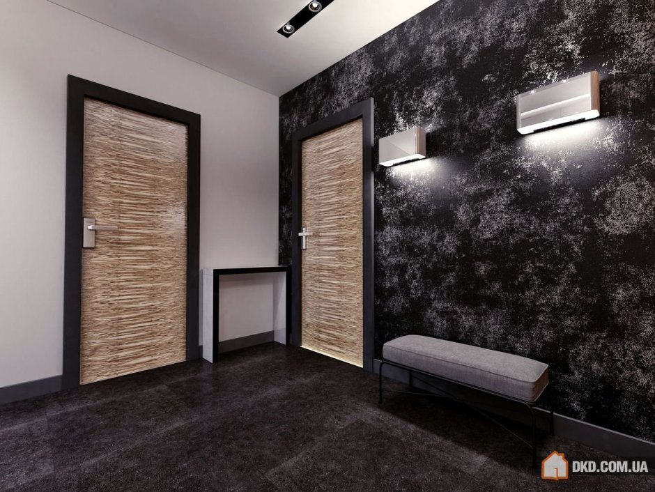 Черный коридор в квартире