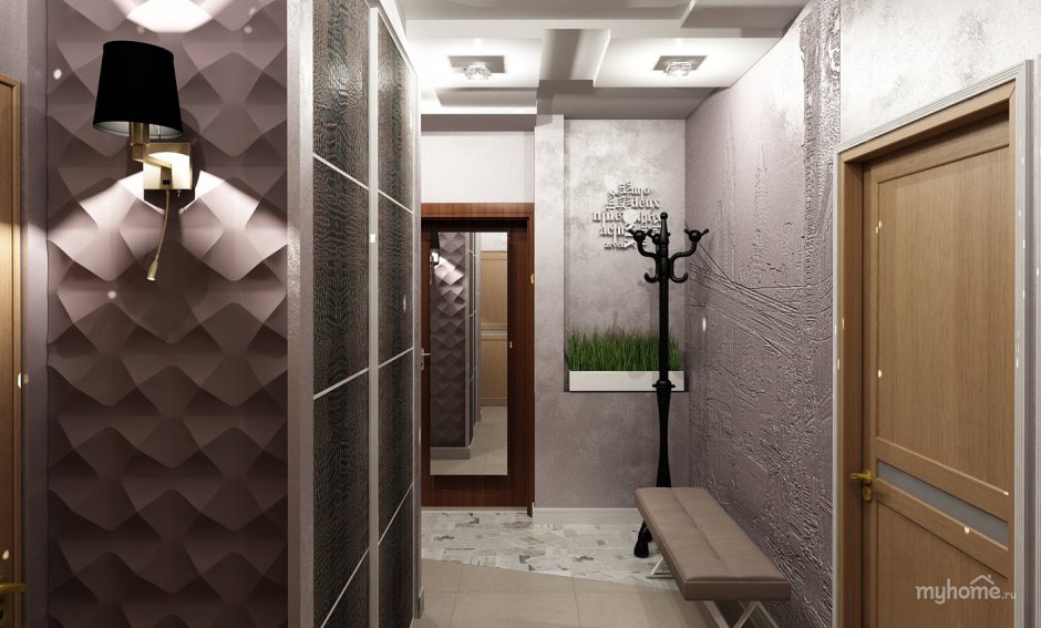 Покраска стен в коридоре