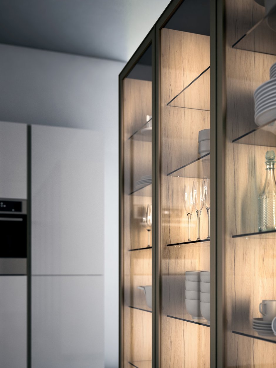 Фасад в алюминиевой рамке