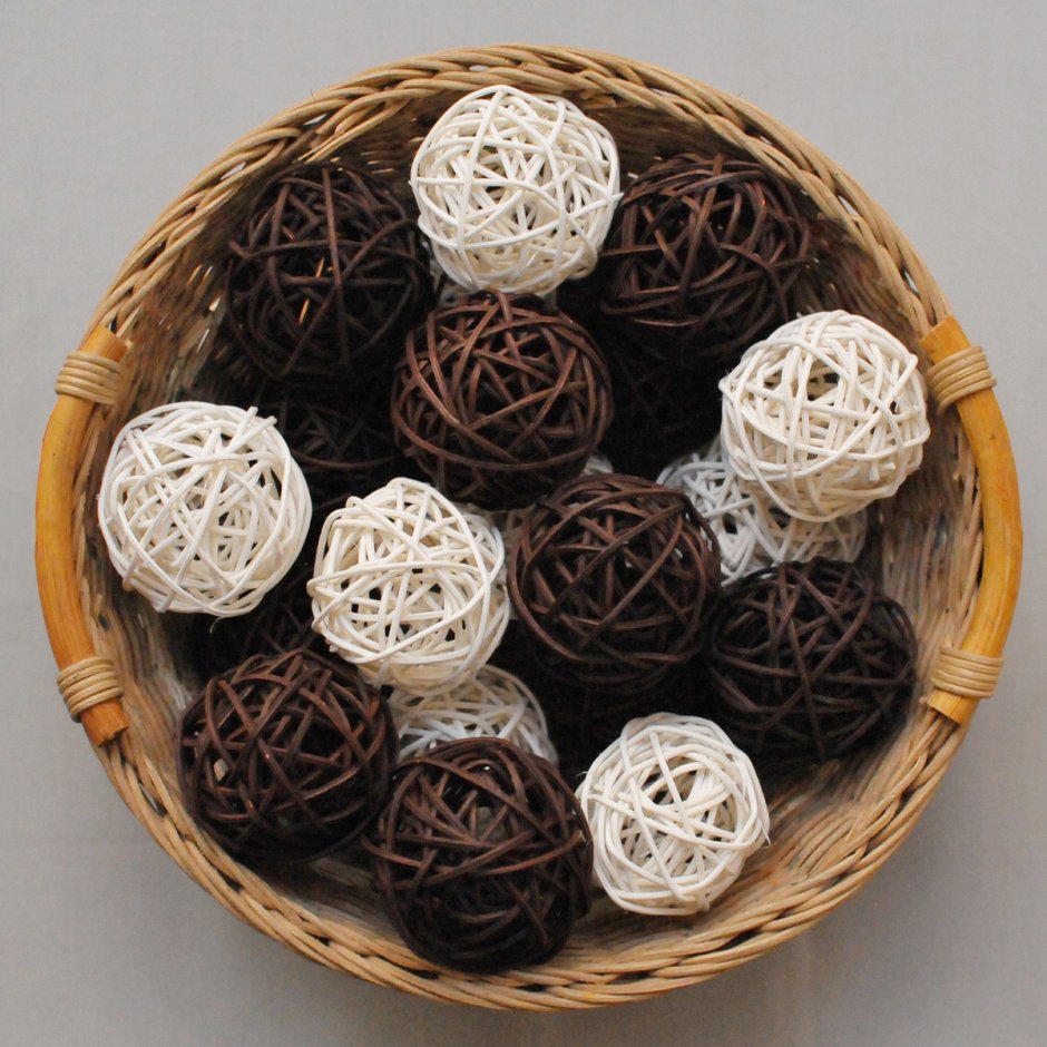 Ротанговые шарики 20 ламп