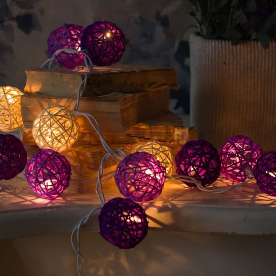 Люстры шары в интерьере