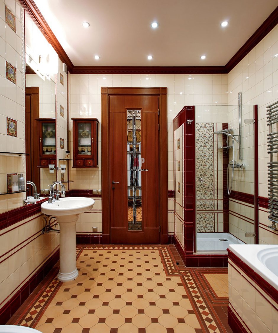 Ванная на мансарде