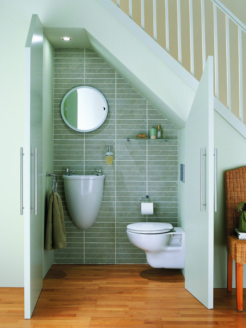 Ванная в деревенском стиле